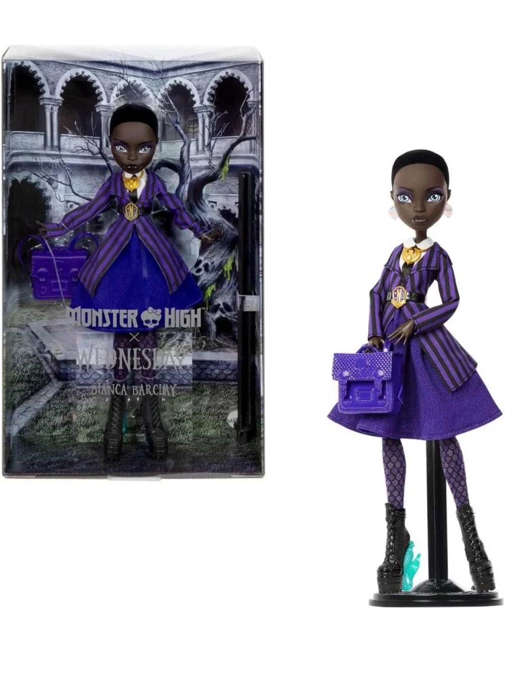 Monster High X Wednesday Bianca Barclay collectible Nevermore Fashion Doll